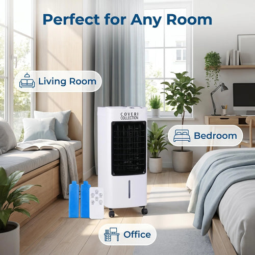 Refroidisseur d'air portable 4L — Ventilateur évaporatif avec télécommande
